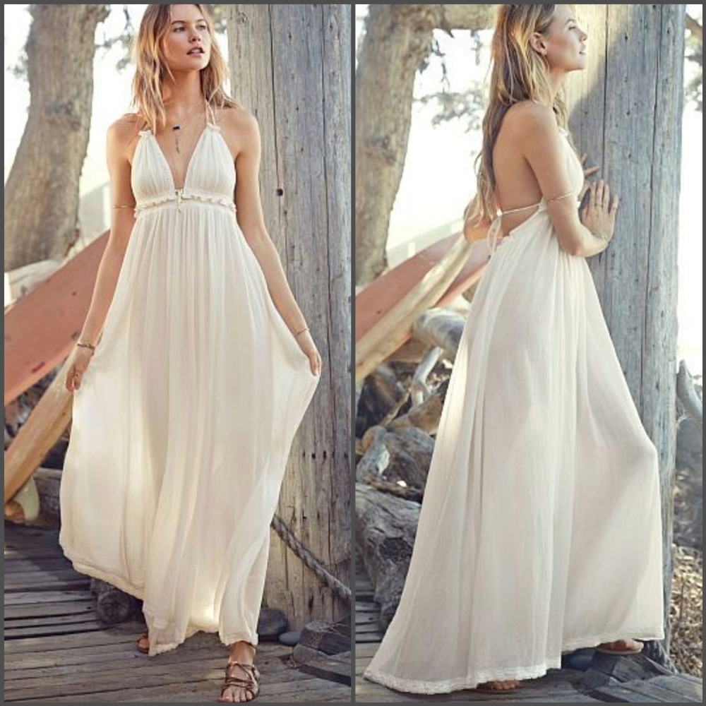 Victoria's Secret Halter Maxi Beach Dress Cover Up
